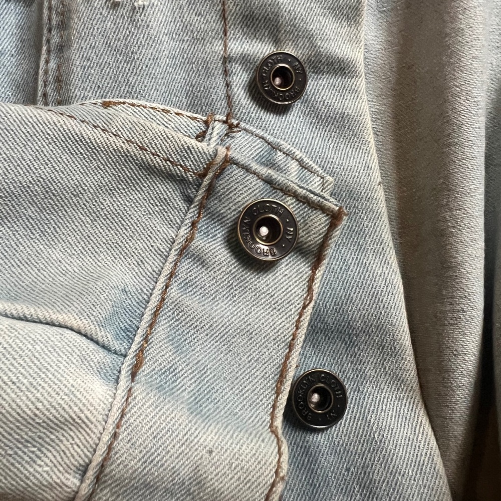 Brooklyn Clothing Men's Distressed Jean Jacket